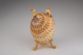 Keren Kopal Gold Peacocks Faberge Egg Easter Egg 331.50