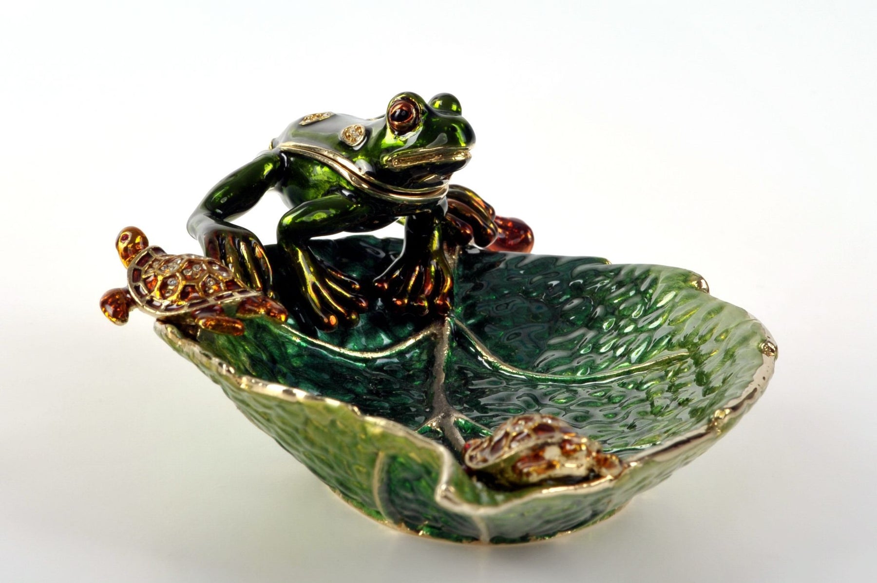 Keren Kopal Frog on a Leaf Bowl  78.00