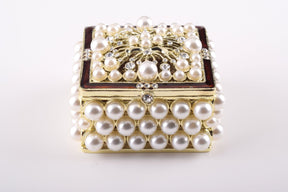 Keren Kopal Gold Box with Pearls  66.50