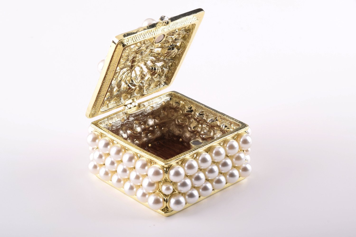 Gold Box with Pearls  Keren Kopal