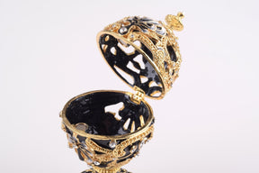 Gold & Black Faberge Egg  Keren Kopal