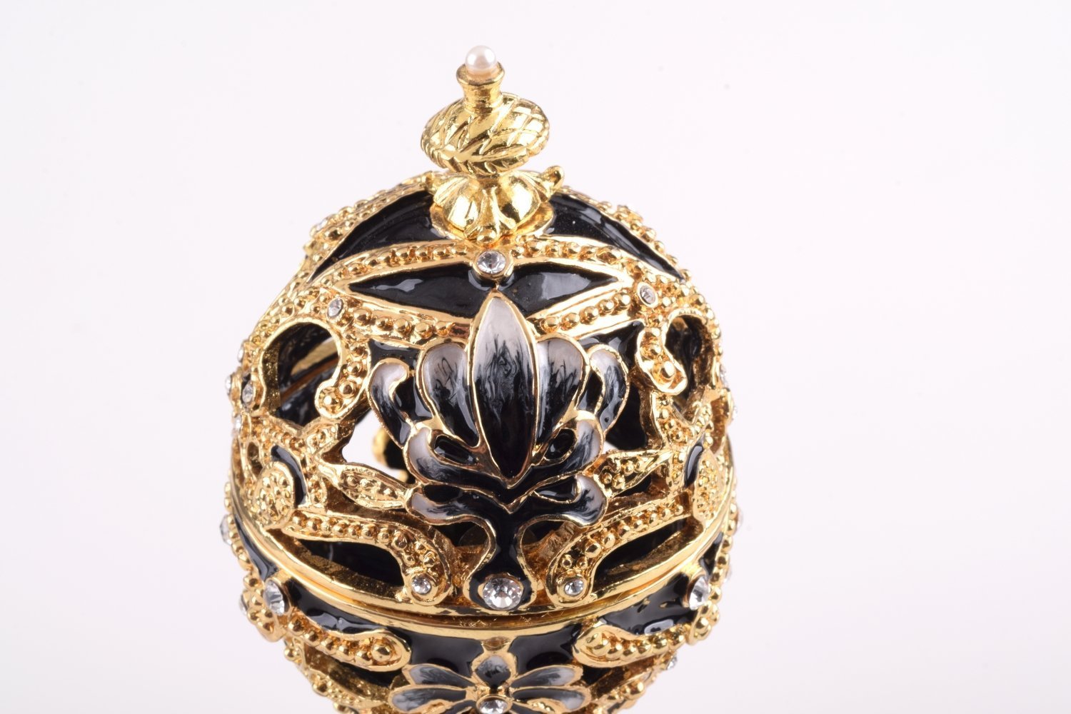 Keren Kopal Gold & Black Faberge Egg  71.50