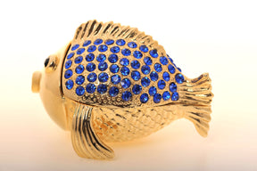 Gold & Blue Fish  Keren Kopal