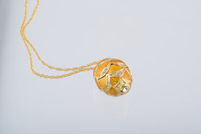 Keren Kopal Gold & Yellow Egg Pendant Necklace  39.00