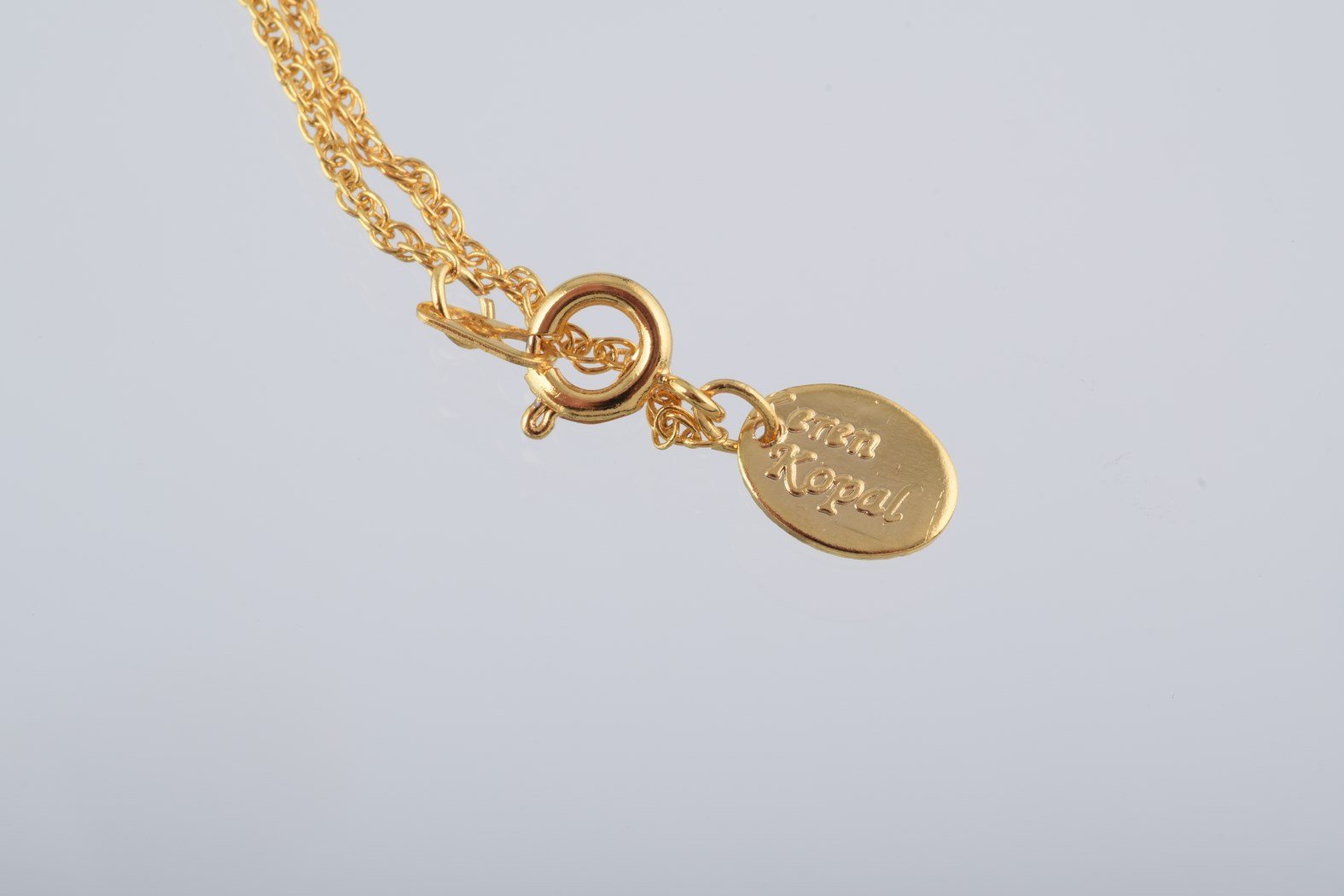 Keren Kopal Gold & Yellow Egg Pendant Necklace  39.00