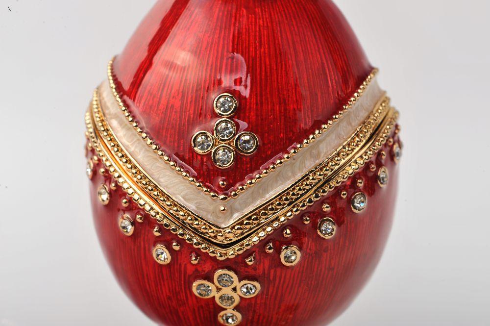 Keren Kopal Gold and Red Faberge Egg  114.00