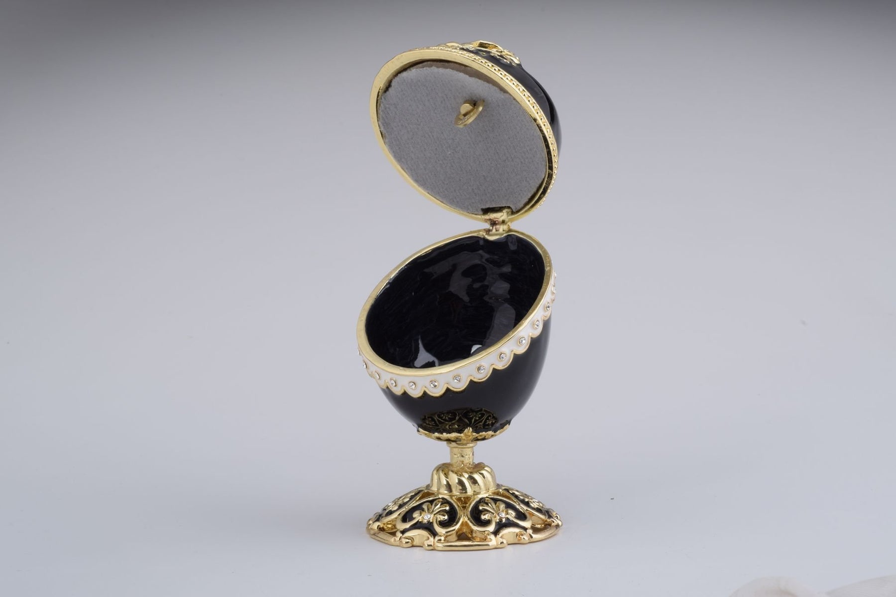 Keren Kopal Golden Black Royal Faberge Egg  86.50