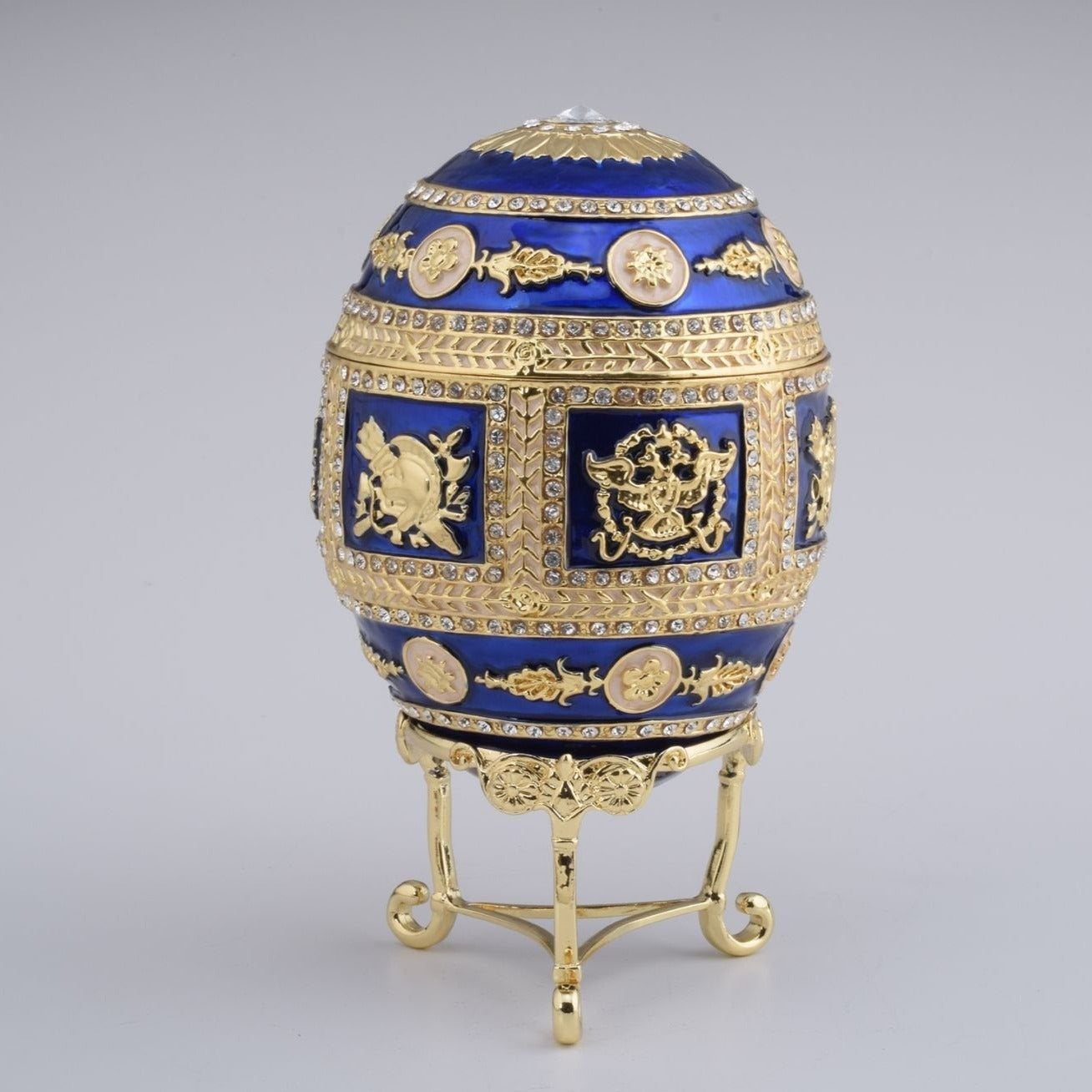 Keren Kopal Golden Blue Faberge Egg  174.00