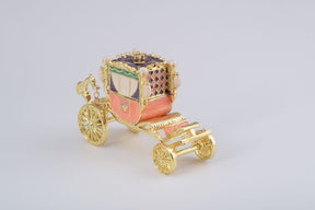 Keren Kopal Golden Carriage with a Clock  75.50