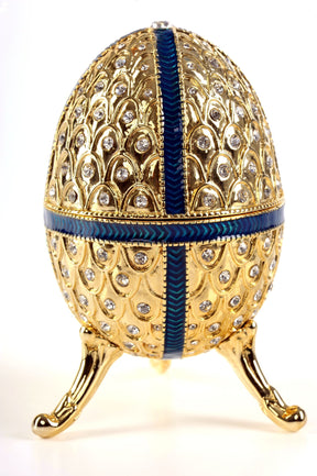 Golden Faberge Egg Music Box  Keren Kopal