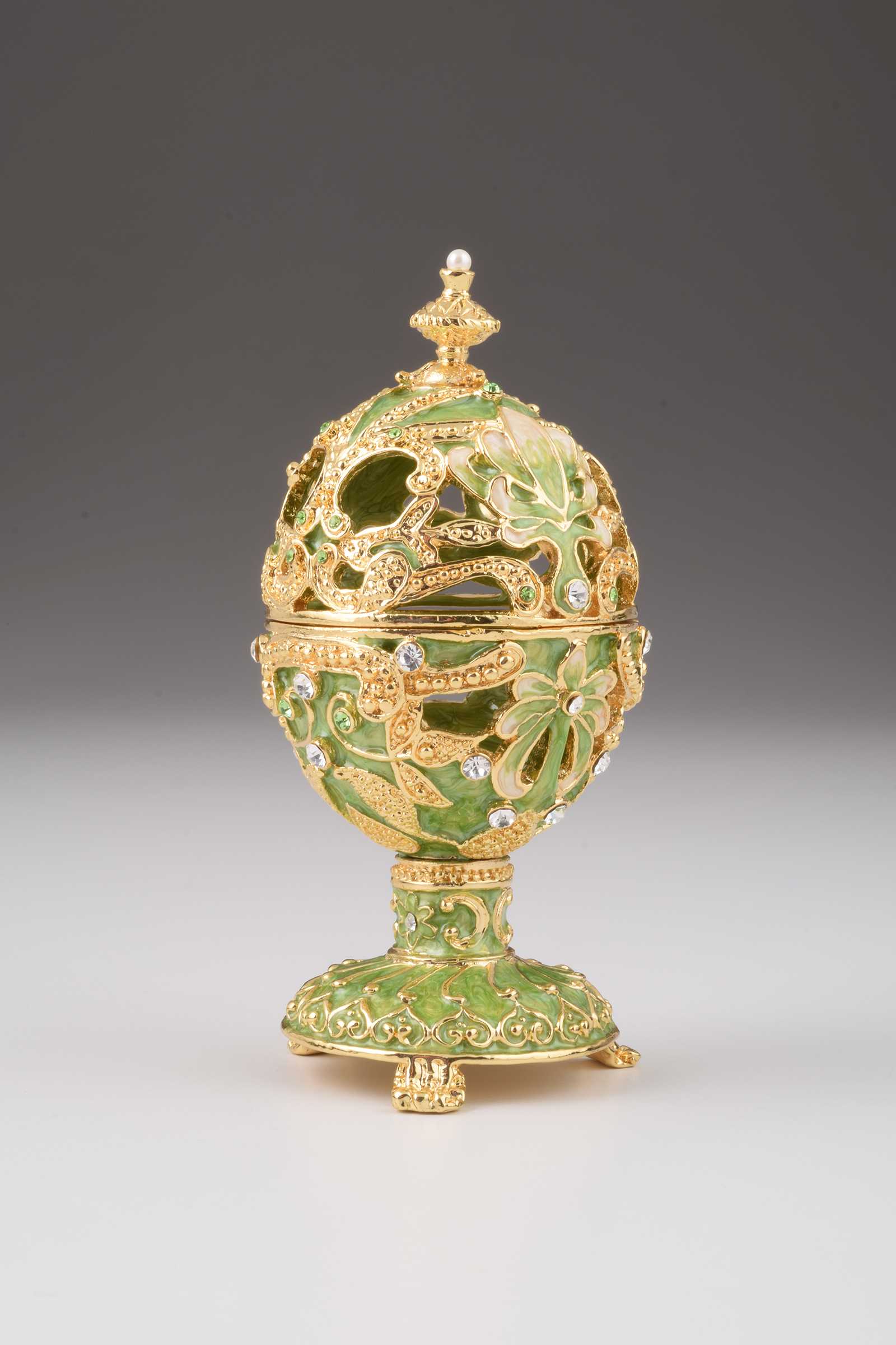 Keren Kopal Green & Gold Faberge Egg  38.00