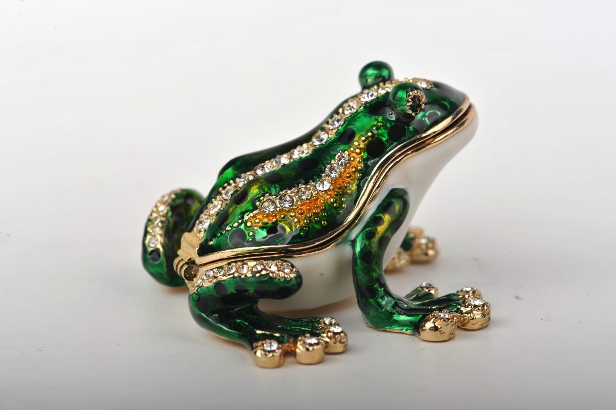 Keren Kopal Green & Gold Sitting Toad  42.50
