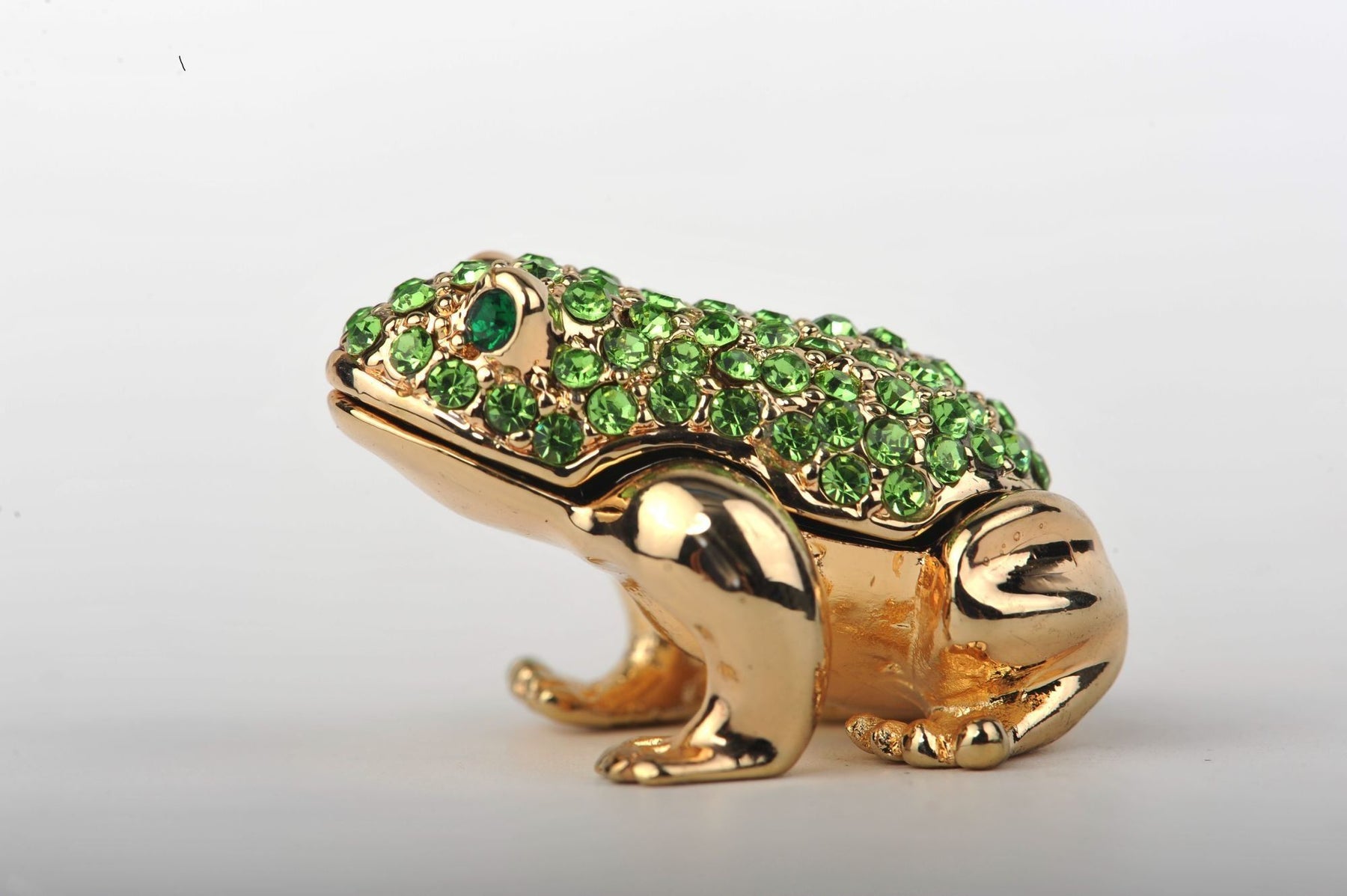 Green and Gold Sitting Toad  Keren Kopal