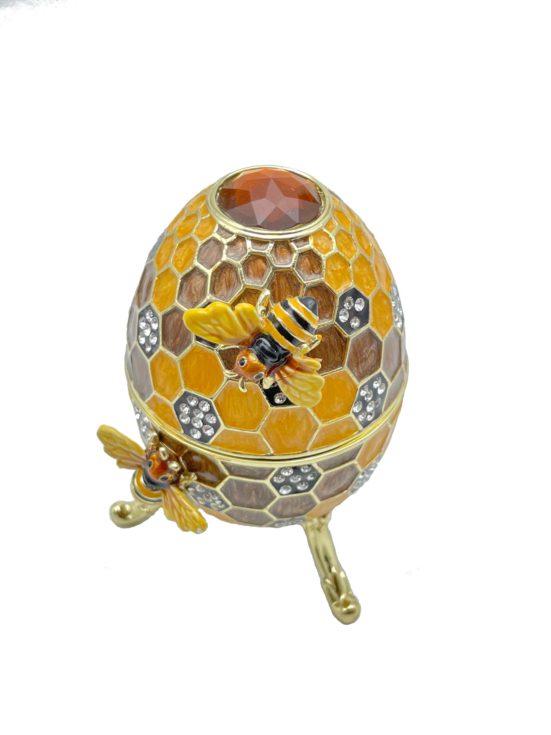 Beehive Egg with Bees