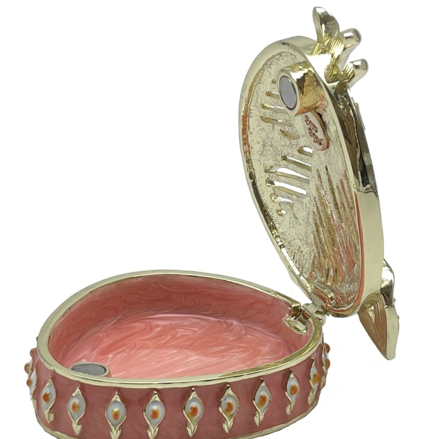 Pink Beautiful Decorated Trinket Box