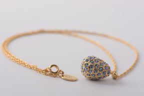 Keren Kopal Golden Blue Egg Pendant Necklace Pendant 39.00