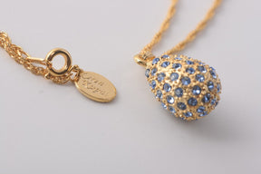 Keren Kopal Golden Blue Egg Pendant Necklace Pendant 39.00
