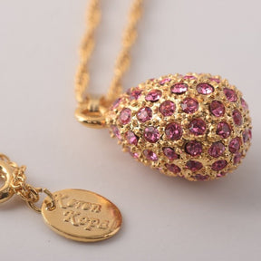 Keren Kopal Golden Pink Egg Pendant Necklace Pendant 39.00