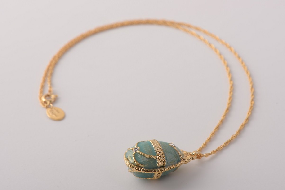 Keren Kopal Light Blue Egg Pendant Necklace Pendant 37.00