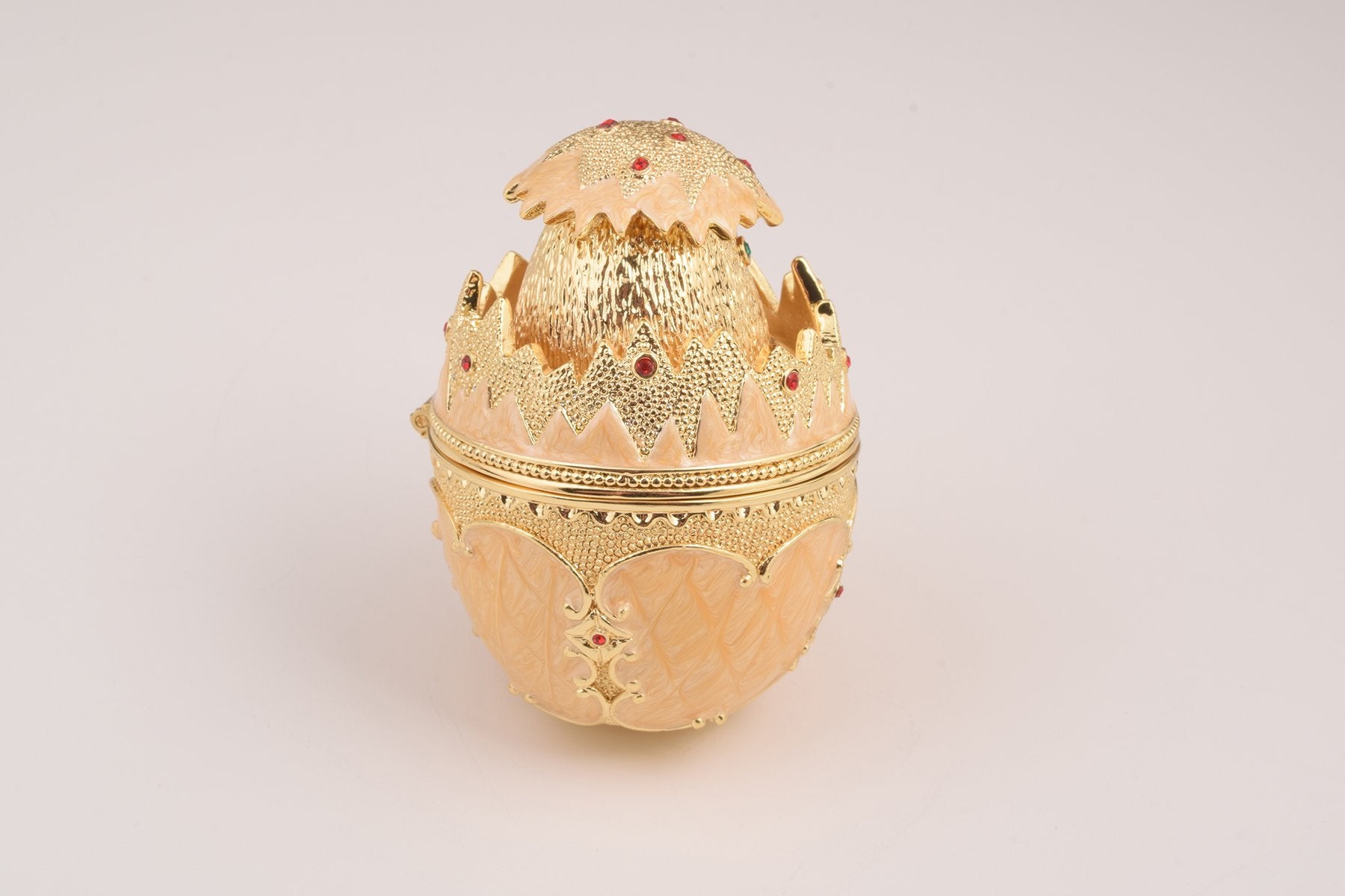 Keren Kopal Pink Chicken in Egg Faberge Egg  89.00