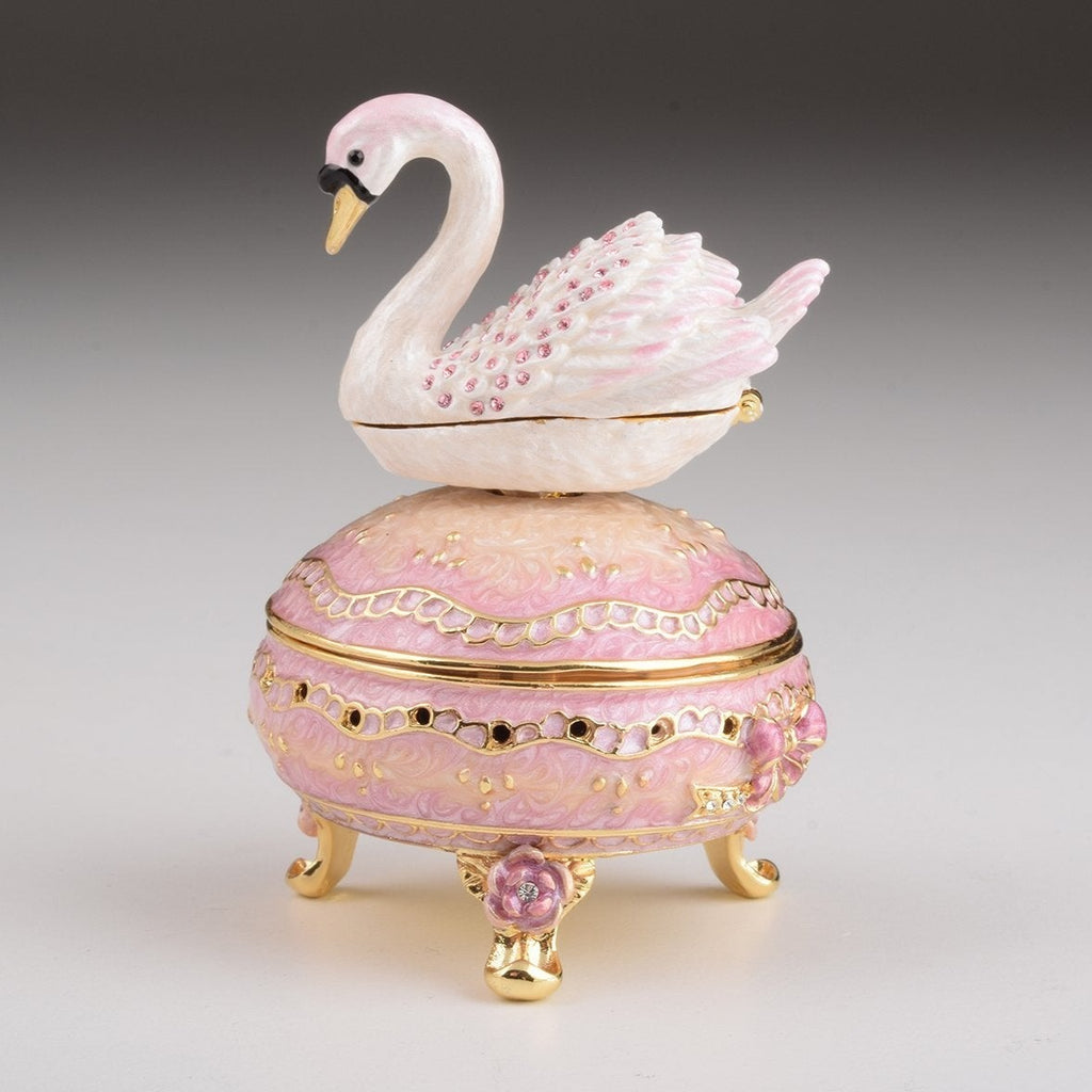 Pink-Faberge-Egg-with-Swan-