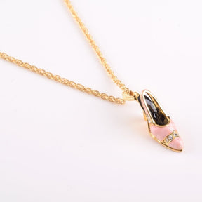 Keren Kopal Pink Shoe Pendant Necklace  39.00