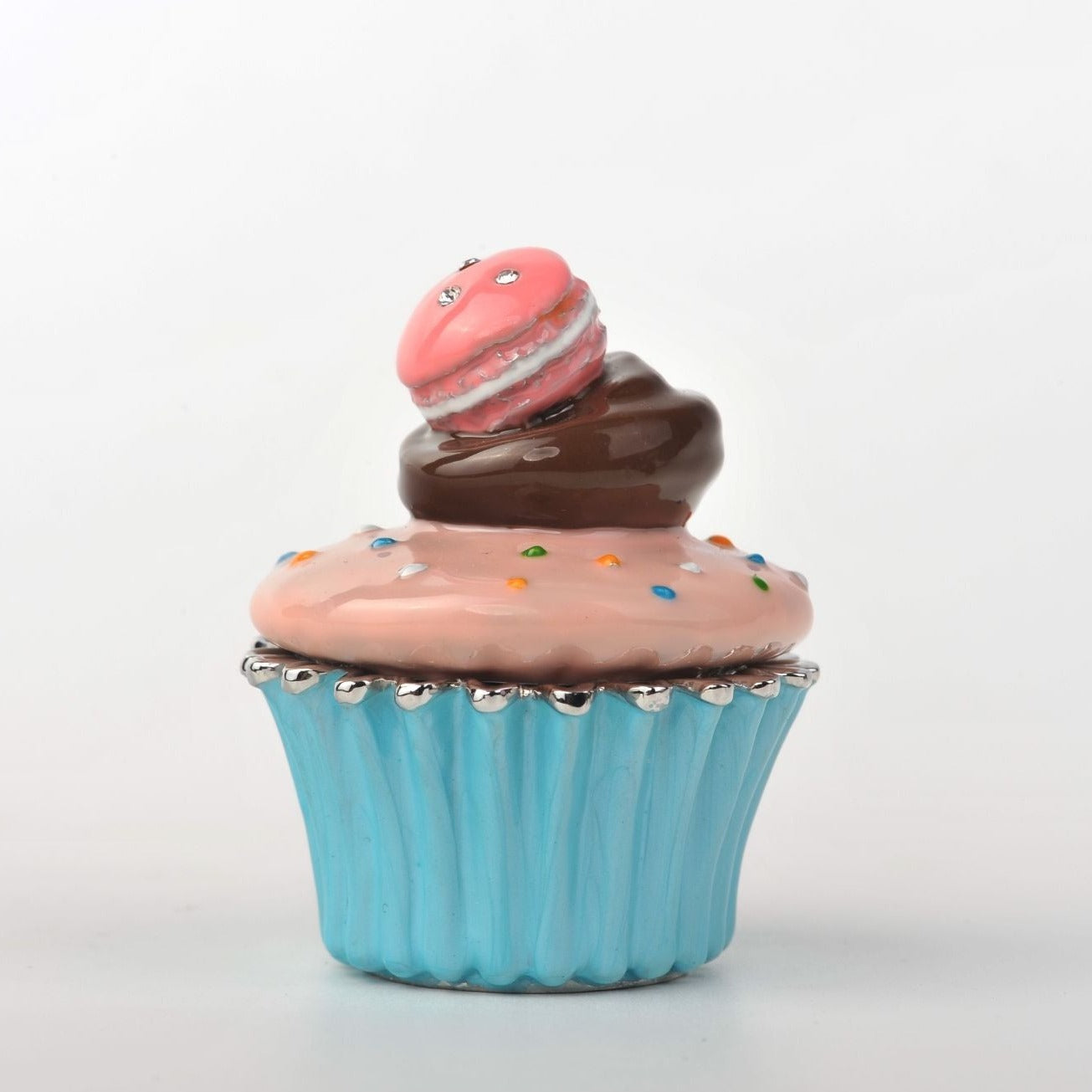 Keren Kopal Pink and Blue Macaroon Cupcake  44.75