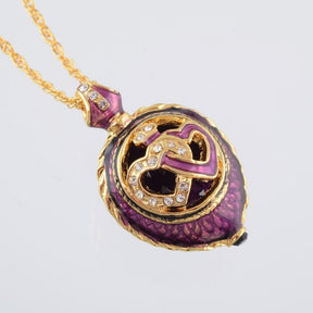Keren Kopal Purple Love Egg Pendant Necklace  39.00