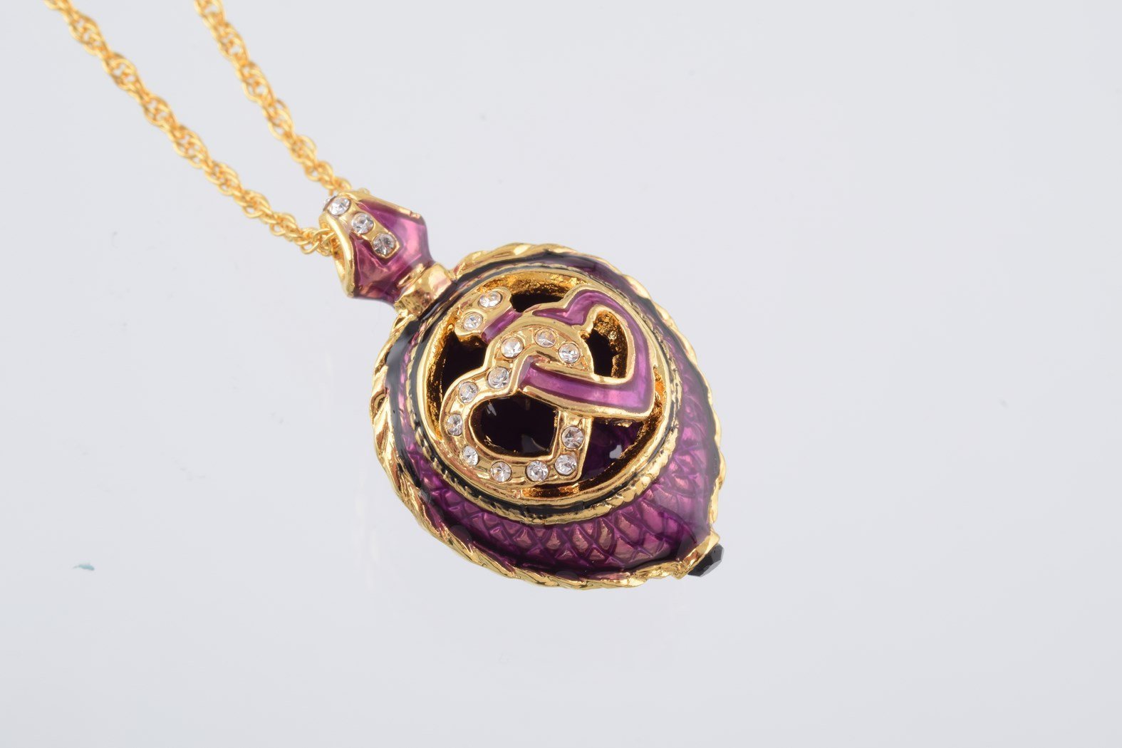 Keren Kopal Purple Love Egg Pendant Necklace  39.00