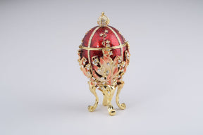 Red Majestic Faberge Egg  Keren Kopal