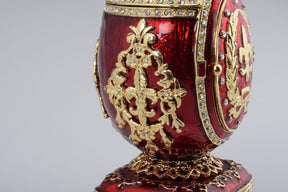 Keren Kopal Red Royal Faberge Egg  154.00