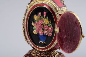 Red Royal Faberge Egg  Keren Kopal