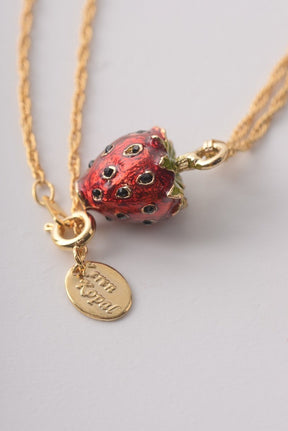 Keren Kopal Red Strawberry Pendant Necklace  37.00