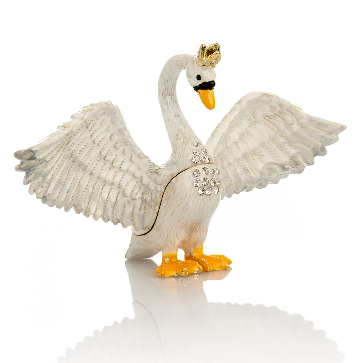 White Swan Trinket Box