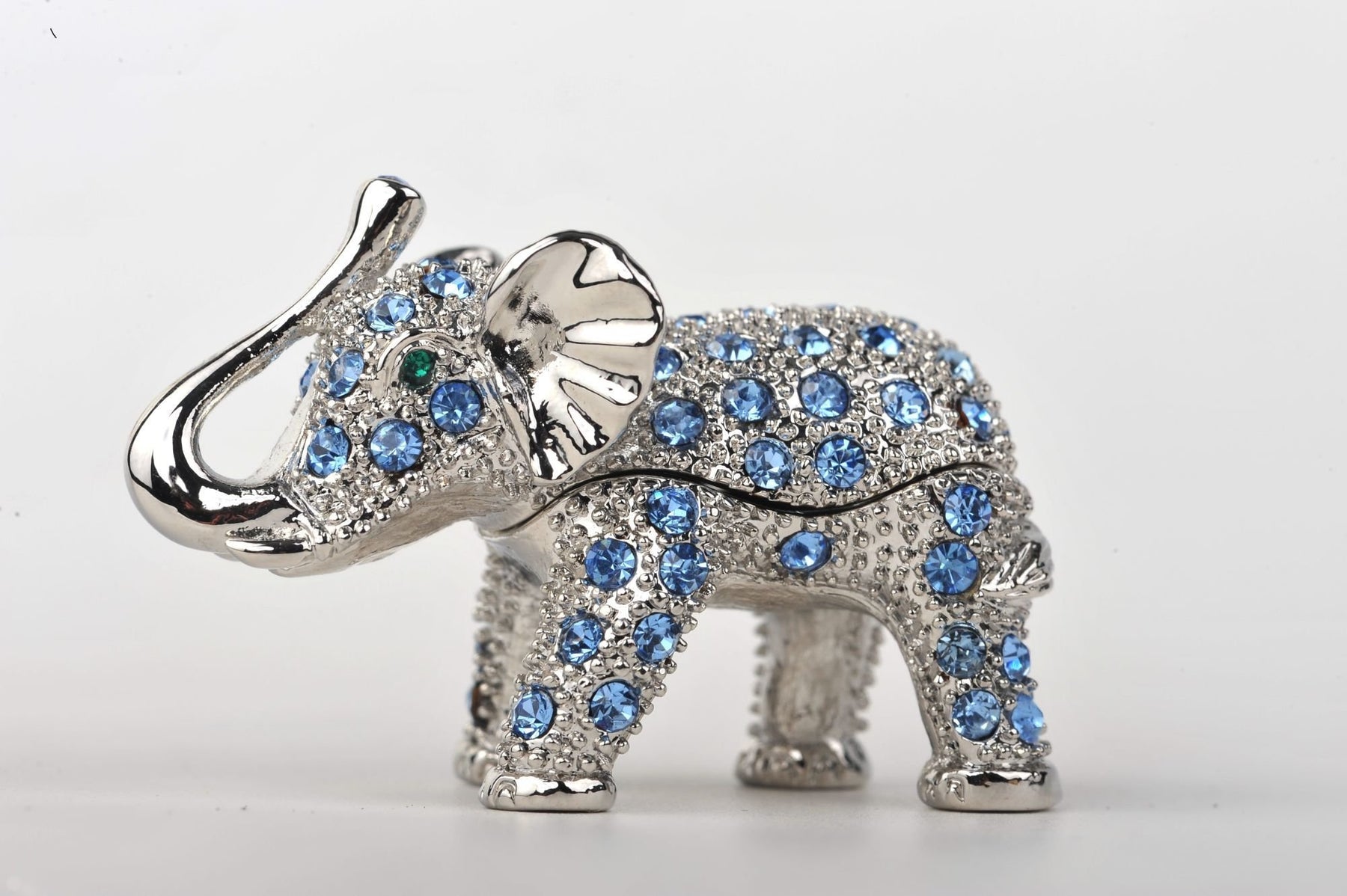 Keren Kopal Silver & Blue Elephant  33.00
