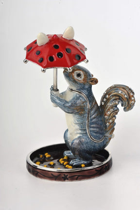 Keren Kopal Squirrel with a Red Umbrella  62.50