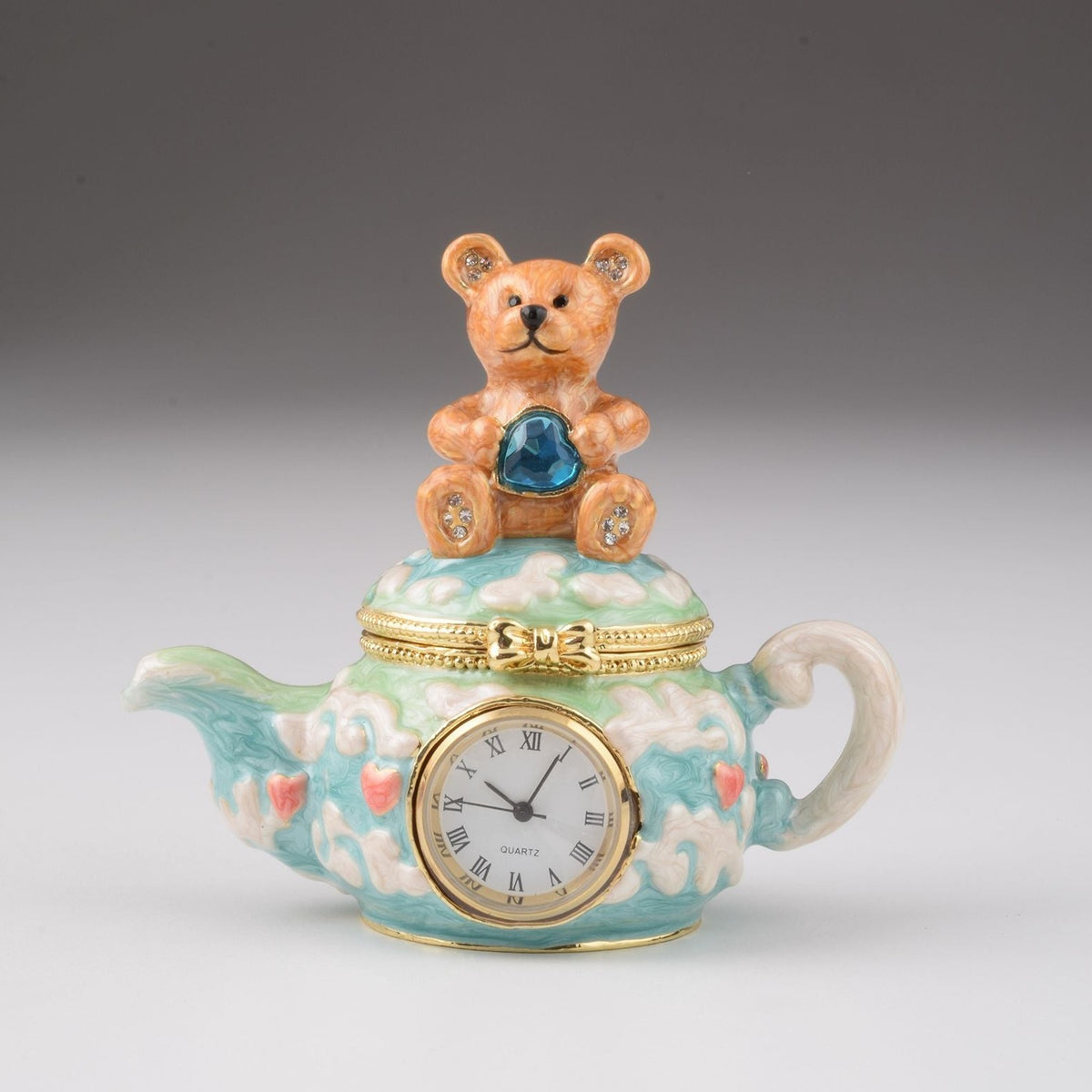 Keren Kopal Teddy Bear Sitting on a Teapot  89.00
