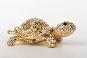 Tiny Silver and Gold Turtle  Keren Kopal