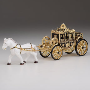 Keren Kopal White Horse Pulling a Golden Carriage  204.00