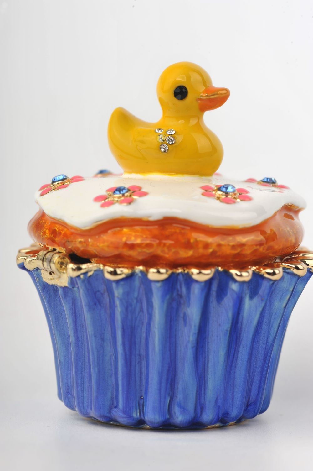 Keren Kopal Yellow Duck on Blue Cupcake  47.00