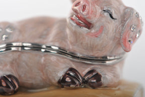 Keren Kopal Zodiac Pig Laying on Hand  60.25
