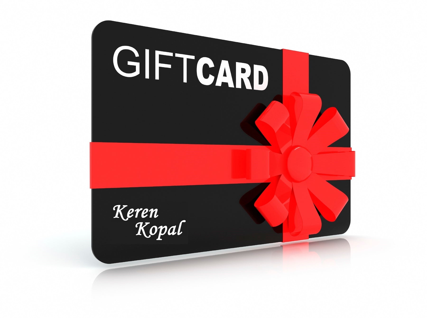 Keren Kopal Gift Card collectors club only