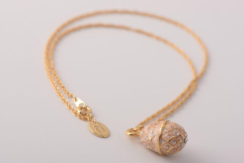 Keren Kopal Light Pink Egg Pendant Necklace jewelry 39.00