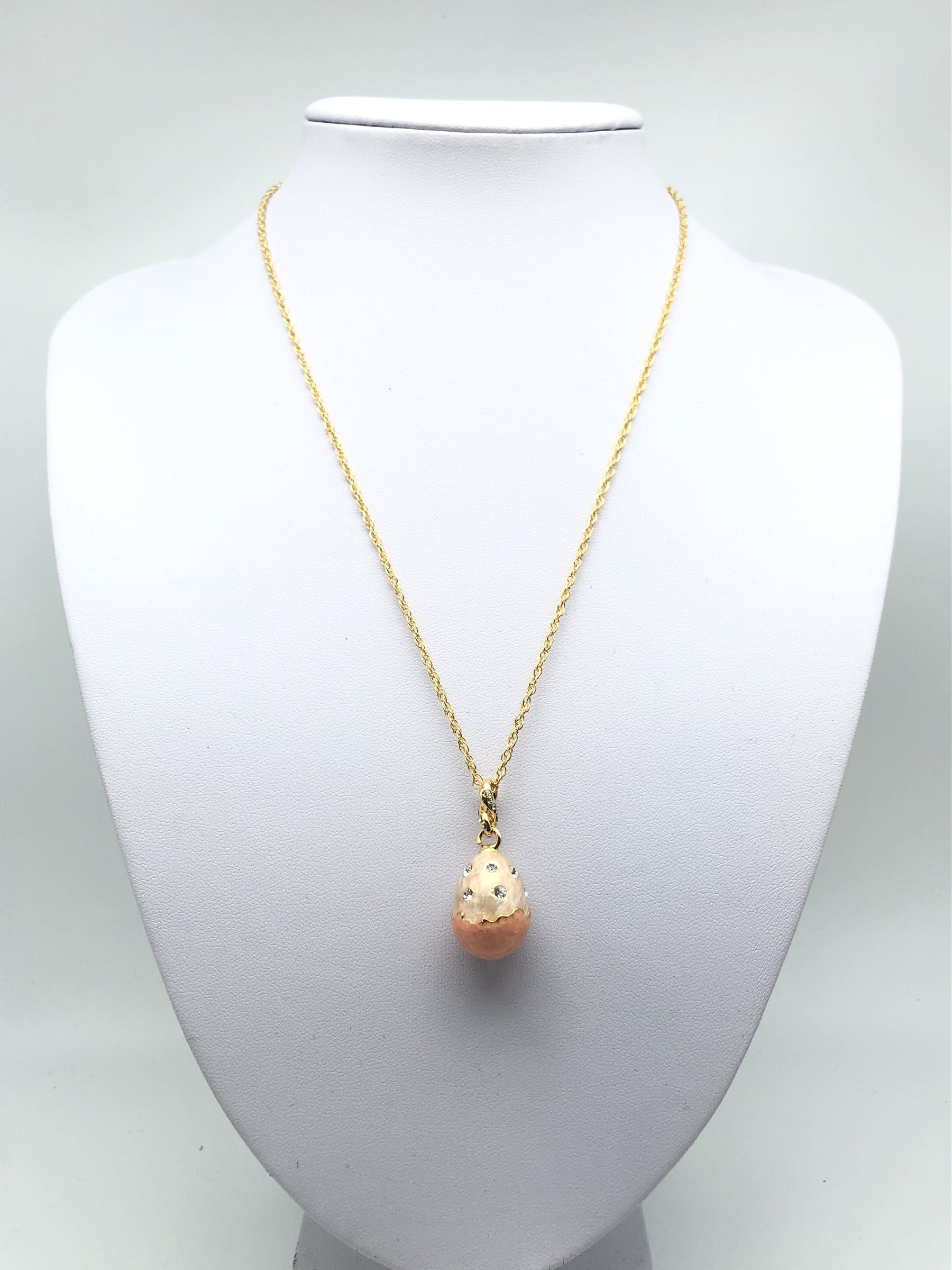 Pink Egg Pendant Necklace jewelry Keren Kopal