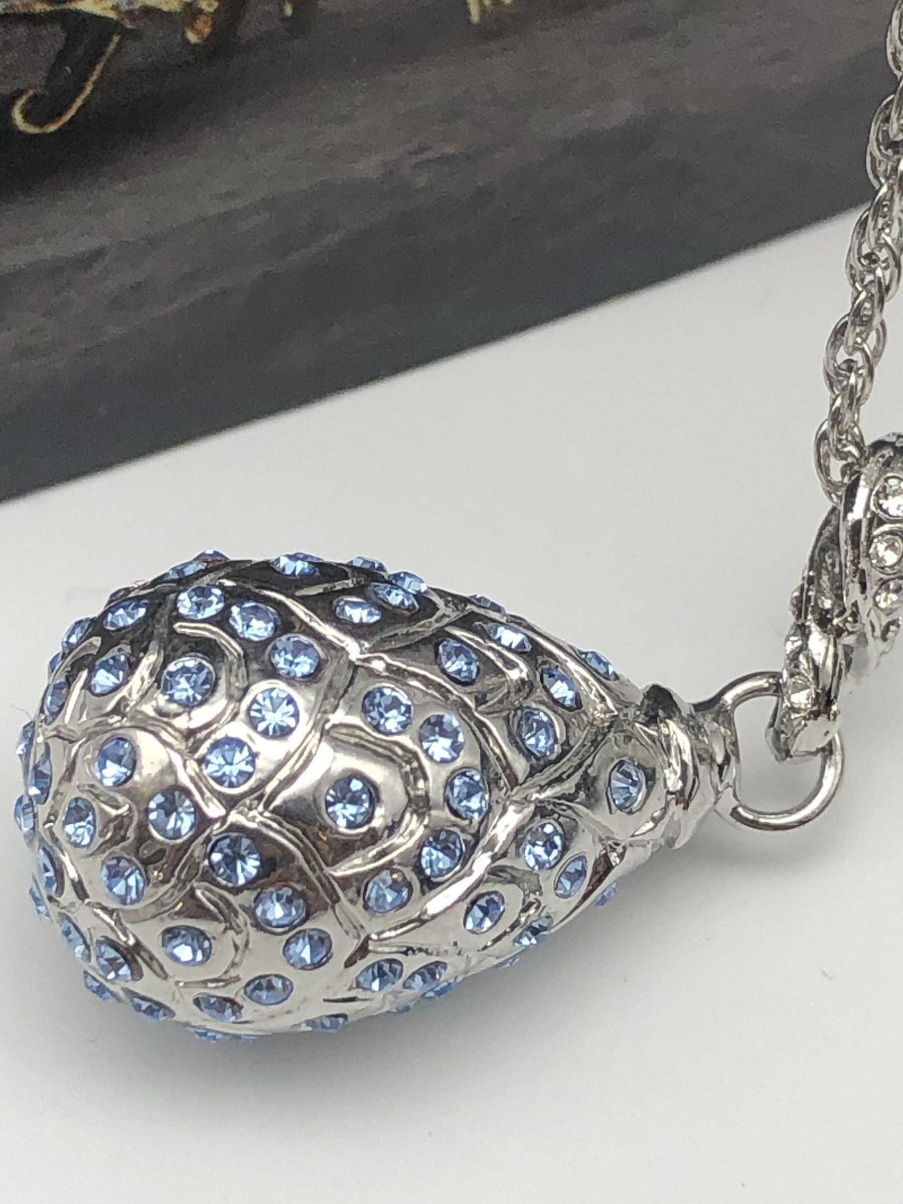 Silver Egg Pendant Necklace jewelry Keren Kopal