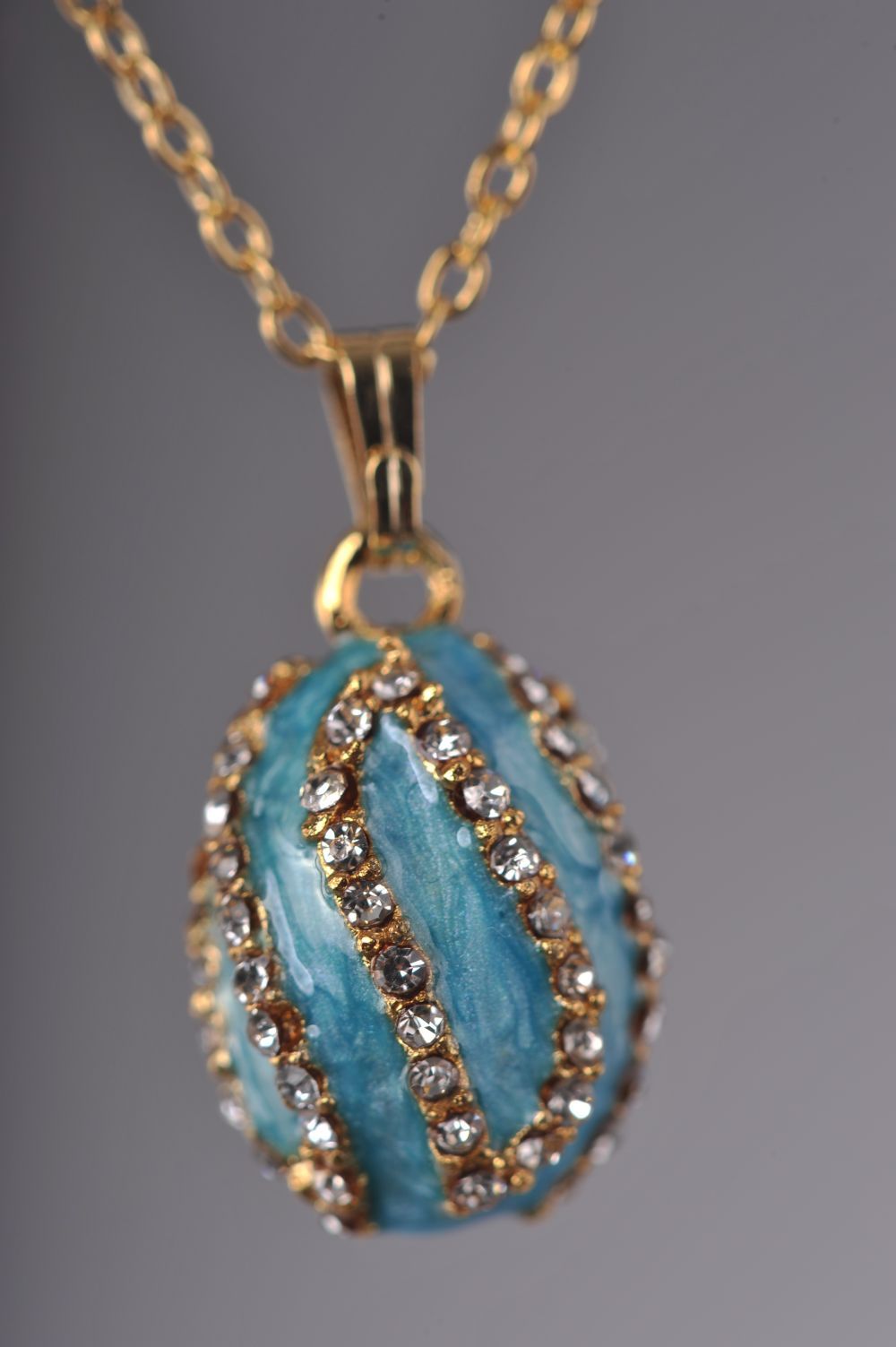 Turquoise Spiral Pendant Necklace pendant Keren Kopal