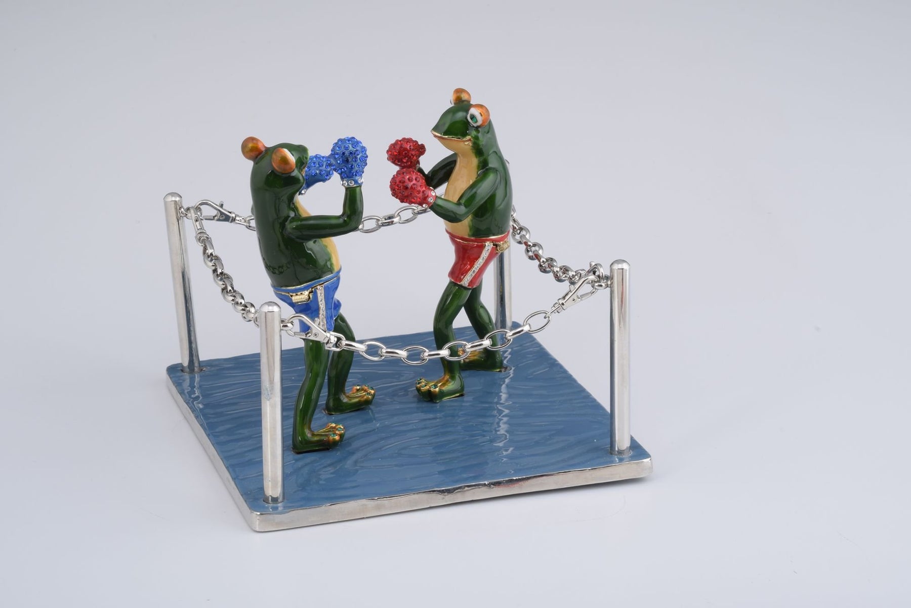 Boxing Frogs trinket box Keren Kopal