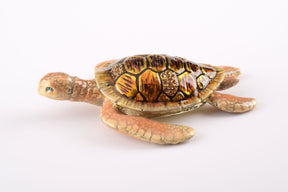 Brown Sea Turtle trinket box Keren Kopal