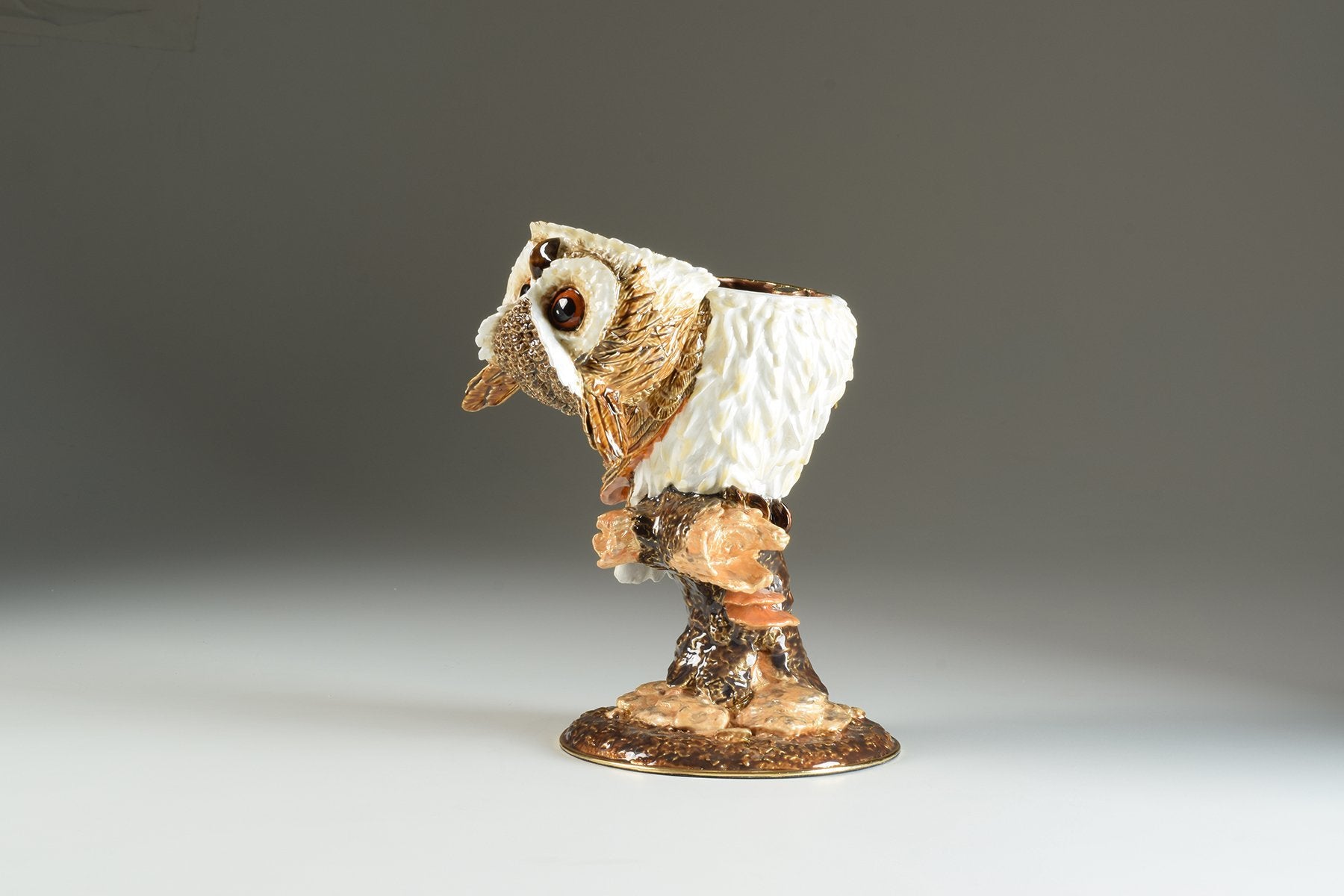 Keren Kopal Large Brown Owl trinket box 466.50
