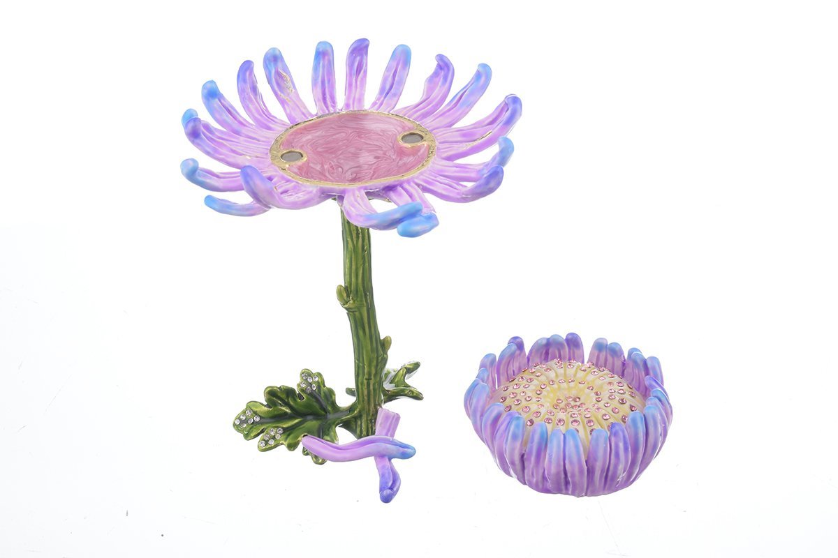 Purple Flower trinket box Keren Kopal